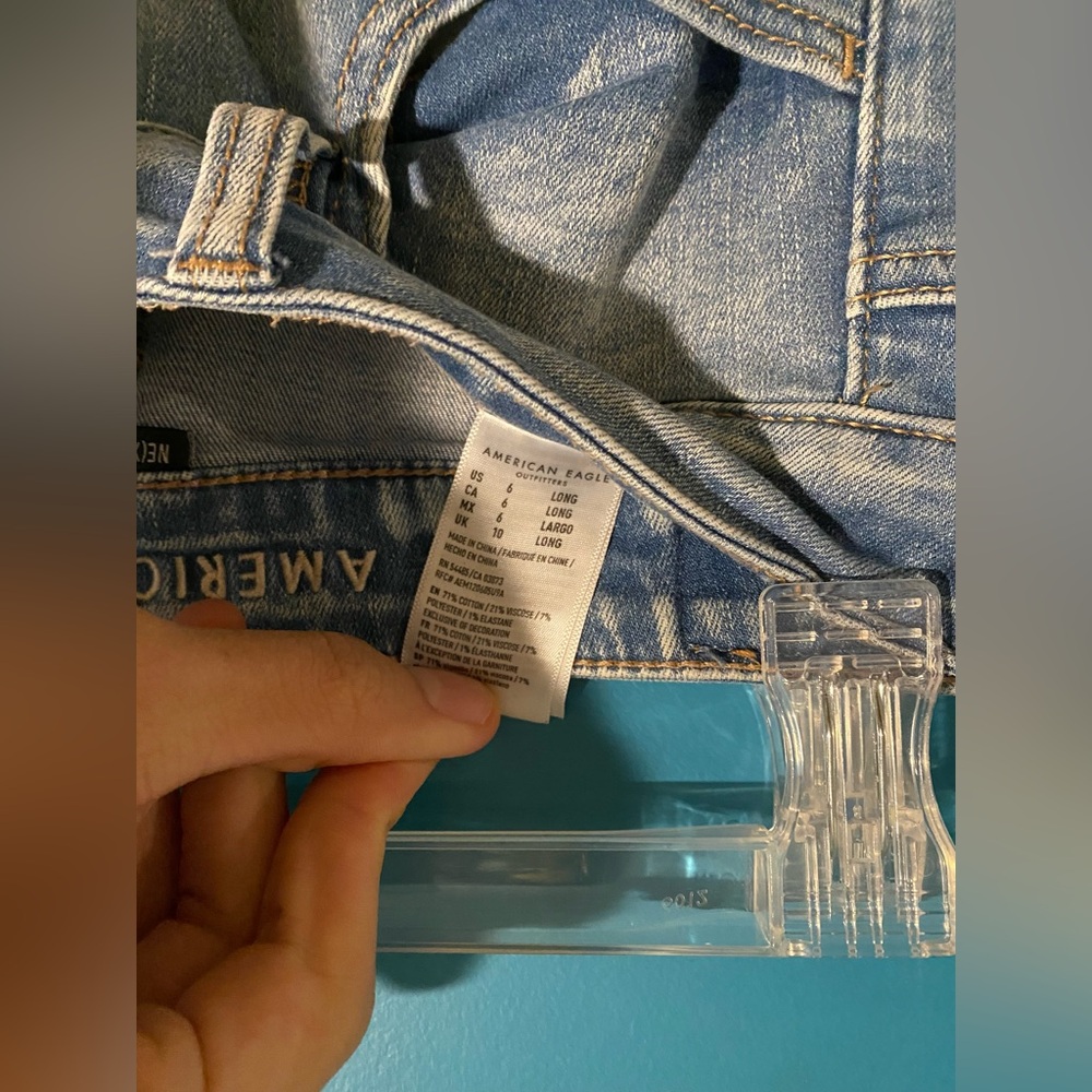American Eagle Outfitters Light Blue Skinny Jeans - Picture 3 of 3